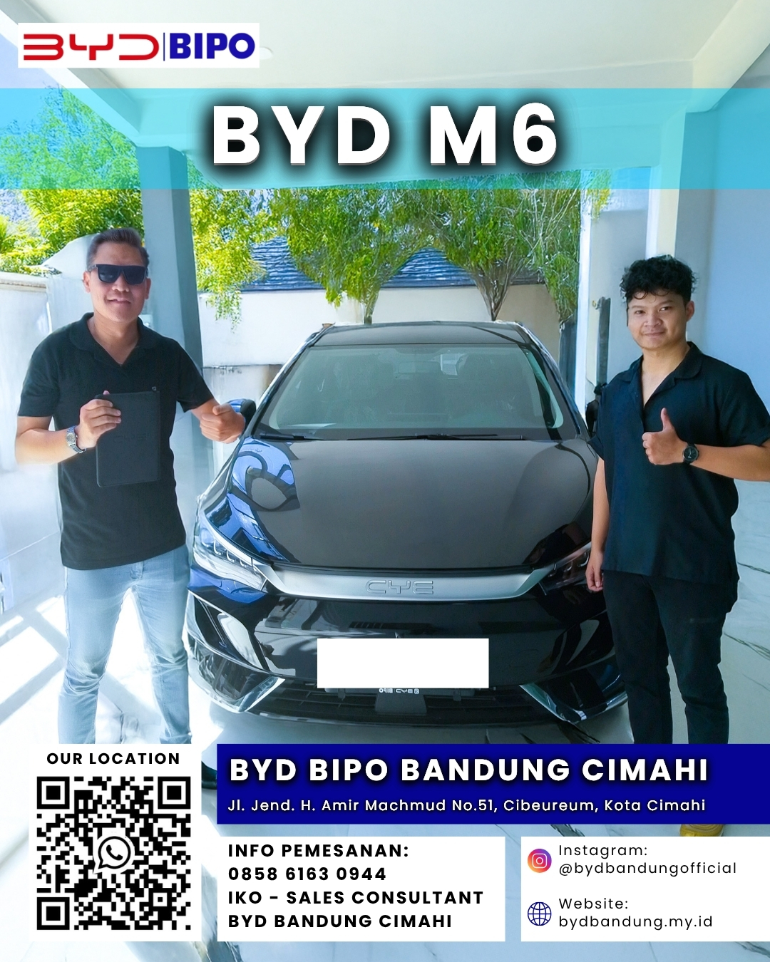 Serah Terima BYD M6 Showroom BYD Bandung Cimahi – Jl. Jend Amir Mahmud No. 51
